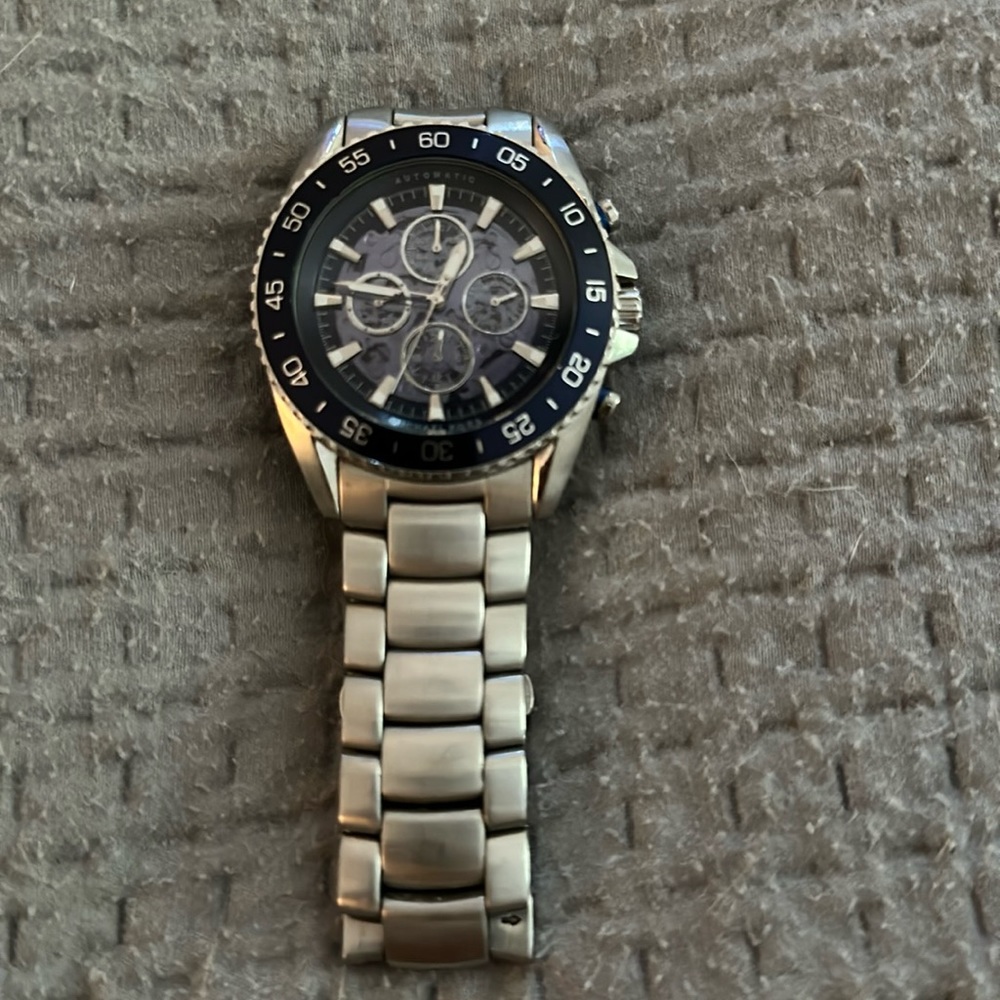 Michael Kors Men's Jet Master Silver-Toned Watch MK9024